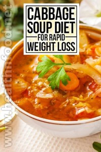 Cabbage Fat Burning Soup Recipe for Weight Watchers