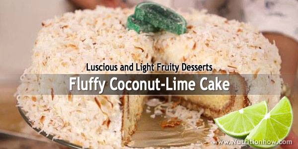 Fluffy Coconut Lime Cake