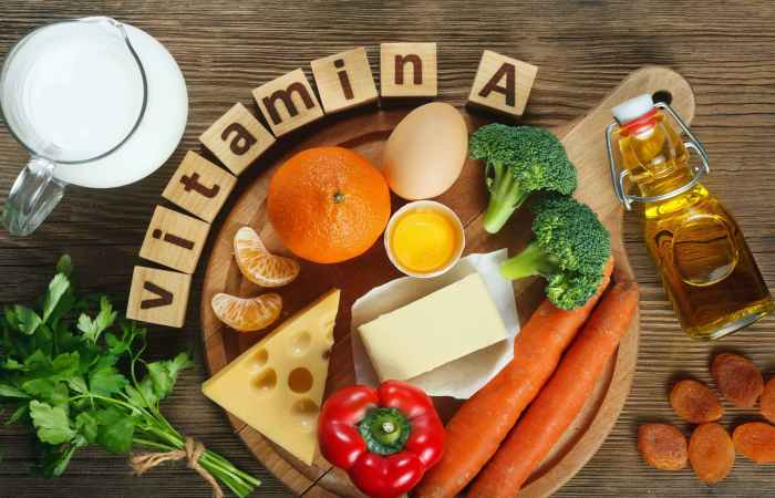 It comes from Vitamin A